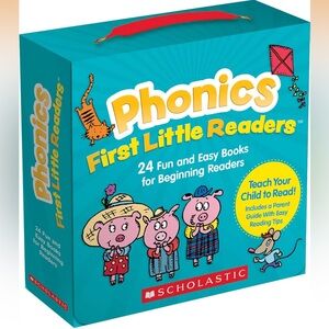 Scholastic Phonics First Little Readers - 24 books in a box set age 4-8